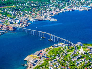 Tromso, Norveç'in yaz manzarası