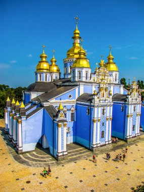 St. michael altın kubbeli manastırda kiev, Ukrayna 