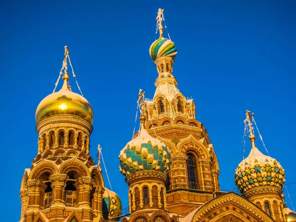 Kirche des Erlösers auf vergossenem Blut, St. Peterburg, Russland — Stockfoto