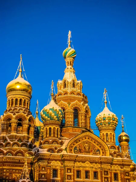 Kirche des Erlösers auf vergossenem Blut, St. Peterburg, Russland — Stockfoto
