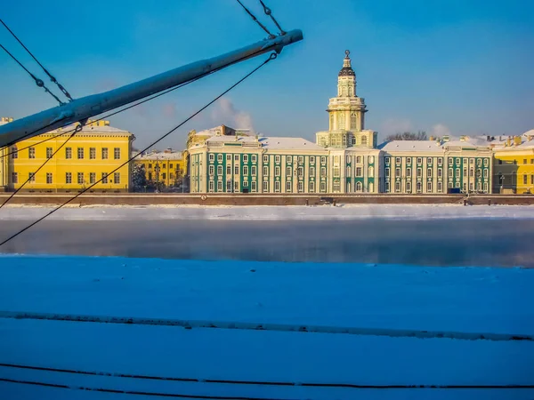 Vinter i St. Petersburg, Russland – stockfoto