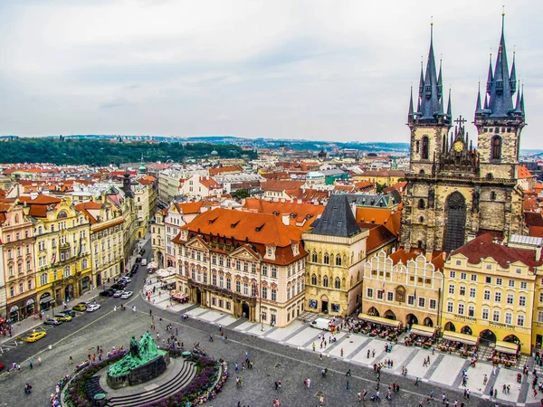 Torget i Gamla stan, Prag, Tjeckien — Stockfoto