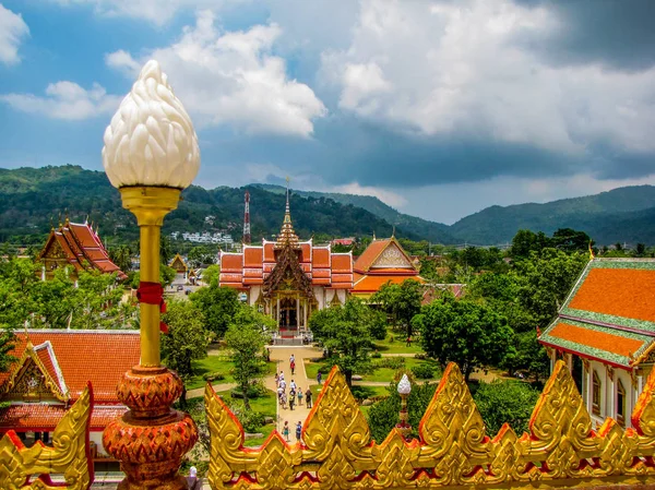 Wat Chalong, Phuket, Tailandia — Foto de Stock