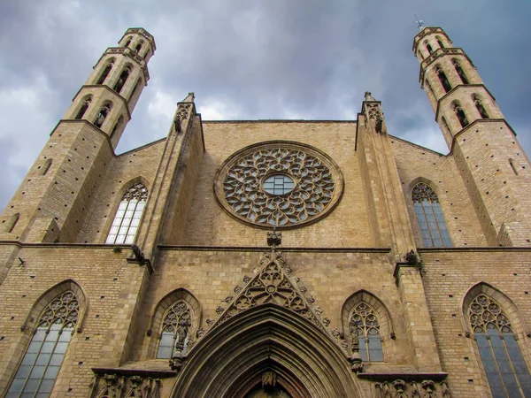 Basílica de Santa Maria del Mar, Barcelona, Espanha — Fotografia de Stock