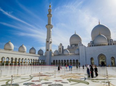 Şeyh Zayed Ulu Cami Abu Dabi, Birleşik Arap Emirlikleri 