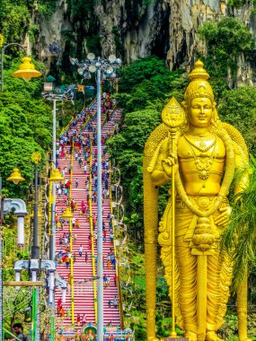 Lord Murugan Heykeli, Batu Mağaraları, Malezya 