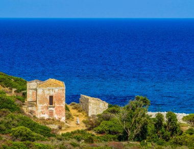 Güzel manzara Sardunya, İtalya 