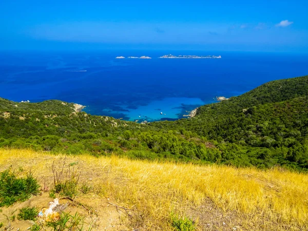 Úžasný výhled na Costa Rei, Sardinie, Itálie — Stock fotografie