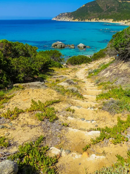 Csodálatos strand a Costa Rei, Szardínia, Olaszország — Stock Fotó