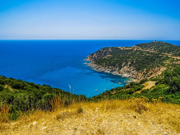 Increíble playa en Costa Rei, Cerdeña, Italia — Foto de Stock