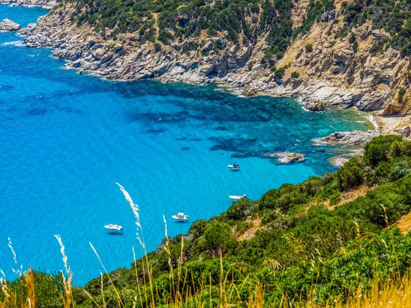 Niesamowita plaża w Costa Rei, Sardynia, Włochy — Zdjęcie stockowe