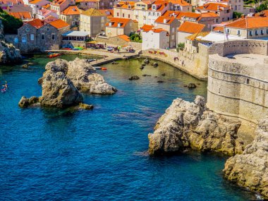 Kolorina Old Port, Dubrovnik, Hırvatistan 