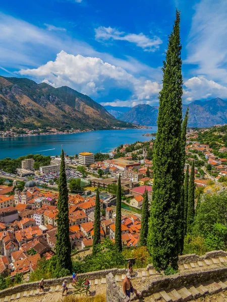 Kotor Fjord, Montenegro — 스톡 사진