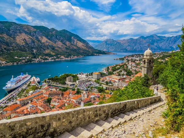 Kotor Fjord, Czarnogóra — Zdjęcie stockowe