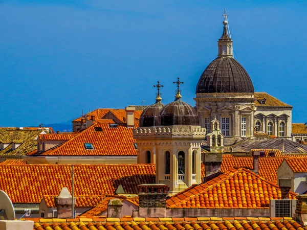 Vista de Dubrovnik, Croácia — Fotografia de Stock