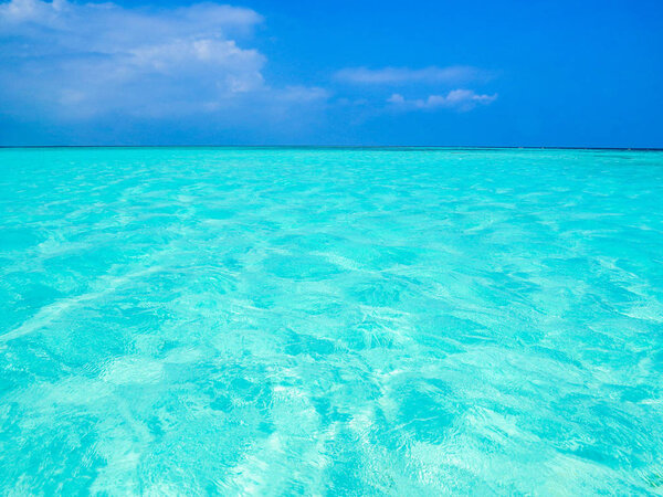 Amazing Sea in the Maldives 