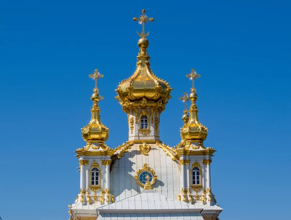 Εκκλησία του μεγάλου παλατιού, Peterhof, Ρωσία — Φωτογραφία Αρχείου