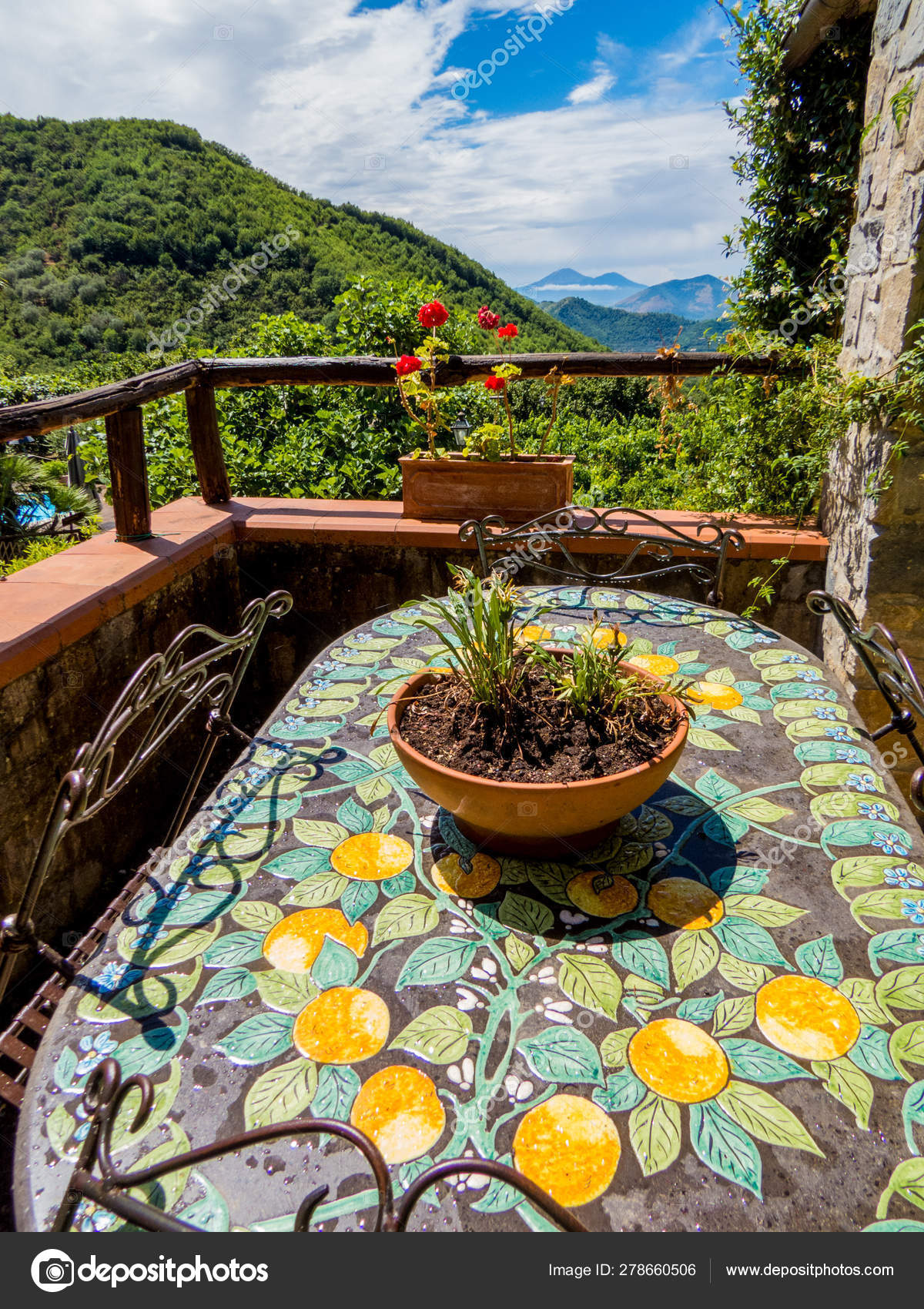 Amazing Italian Terrace View Stock Photo Image By C Diego Fiore1981 Gmail Com