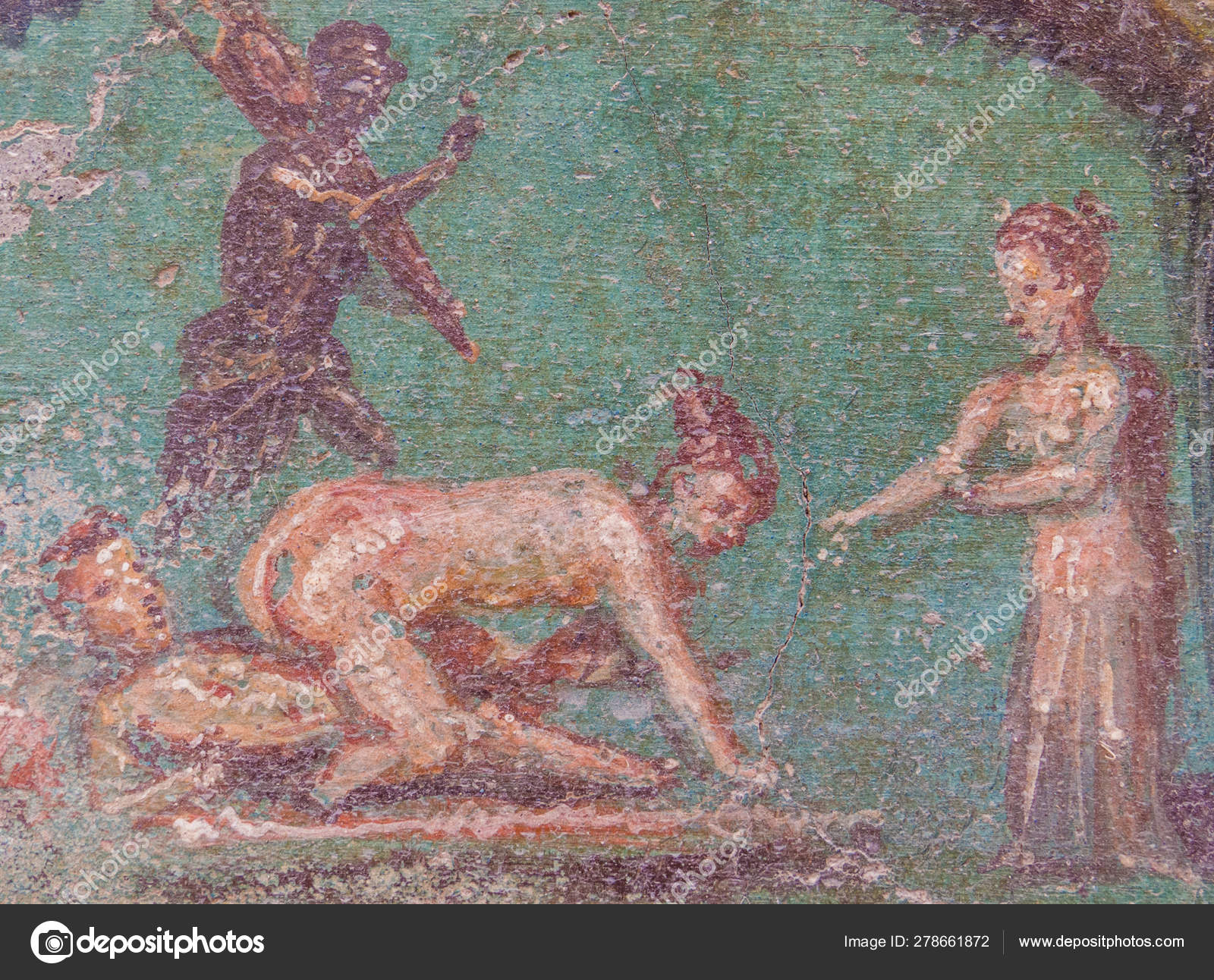 pompeii gay in Erotic frescos