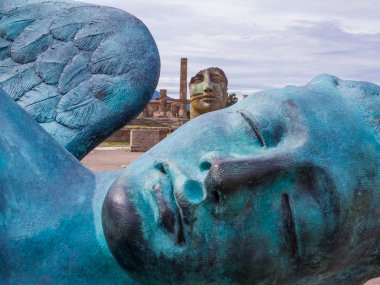 Icarus Heykeli, Pompeii, İtalya 