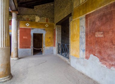 Pompeii Antik Roma evi, İtalya 