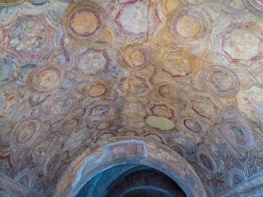 Tavan süslemeleri, Hamam, Pompeii, İtalya 