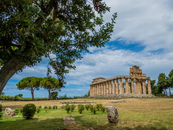 Tempel van athena, paestum, Italië — Stockfoto