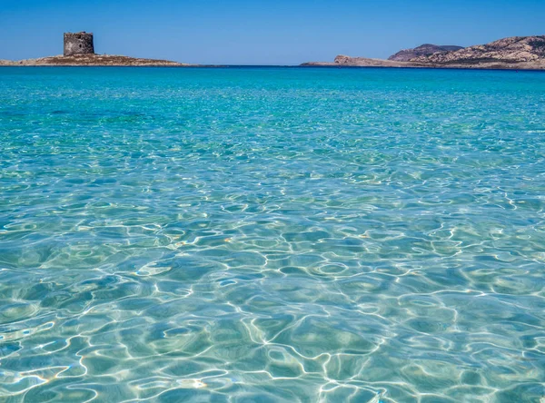 Plage de La Pelosa à Stintino, Sardaigne, Italie — Photo