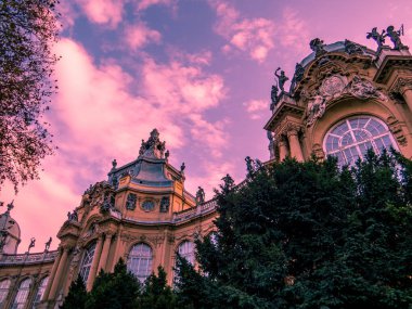 Budapeşte,Macaristan'daki Vajdahunyad Kalesi'nin görünümü