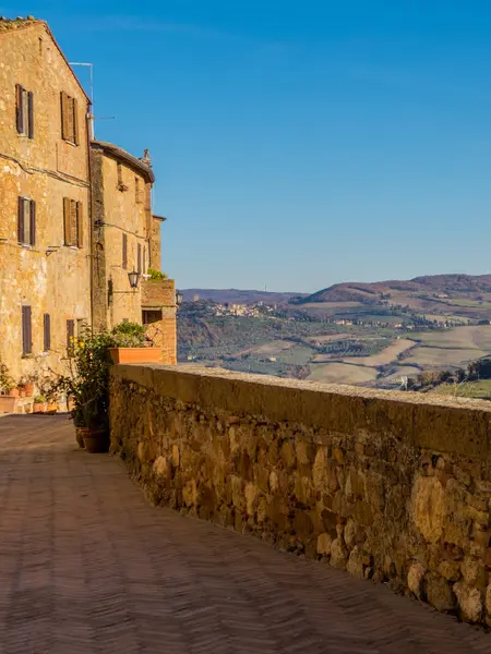 Pienza, Val DOrcia, Turcany, Italy — 스톡 사진