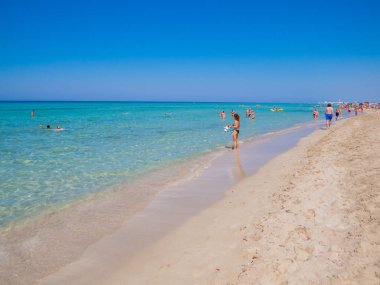 Fontanelle Beach, Ugento, İtalya 