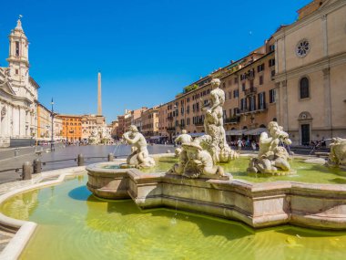 Piazza Navona, Roma, İtalya 