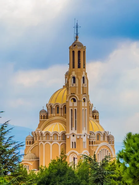 Catedral de São Paulo em Harissa, Líbano — Fotografia de Stock