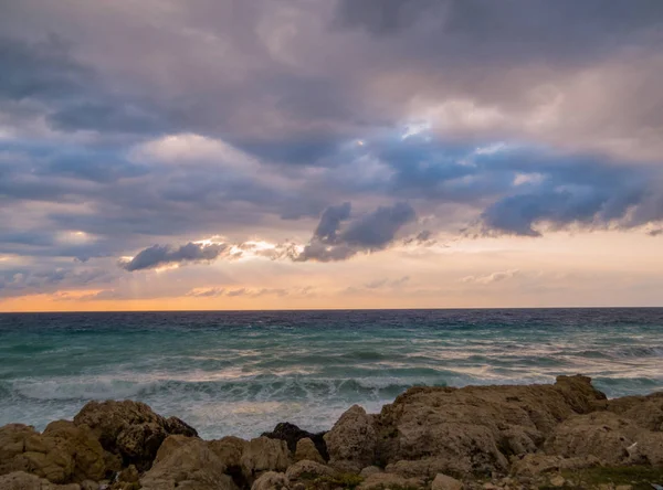 Tenger Batroun, Libanon — Stock Fotó