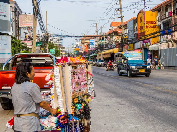Thappraya Road, Jomtien, Pattaya, Thailand — Stockfoto