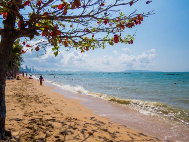 Dongtan Beach in Jomtien, Pattaya, Tayland 