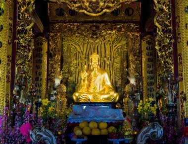 Buddha Statue, Ho Quoc Pagoda, Phu Quoc, Vietnam 