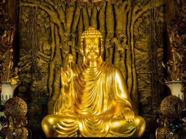 Buddha Statue, Ho Quoc Pagoda, Phu Quoc, Vietnam — 스톡 사진