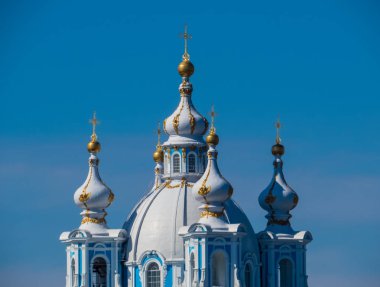 Smolny katedral, St. Petersburg, Rusya Federasyonu 