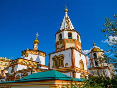 Epifani Katedrali, Irkutsk, Sibirya, Rusya Federasyonu 