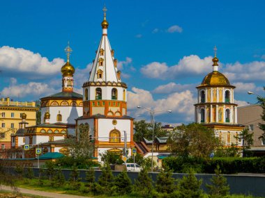 Epifani Katedrali, Irkutsk, Sibirya, Rusya Federasyonu 