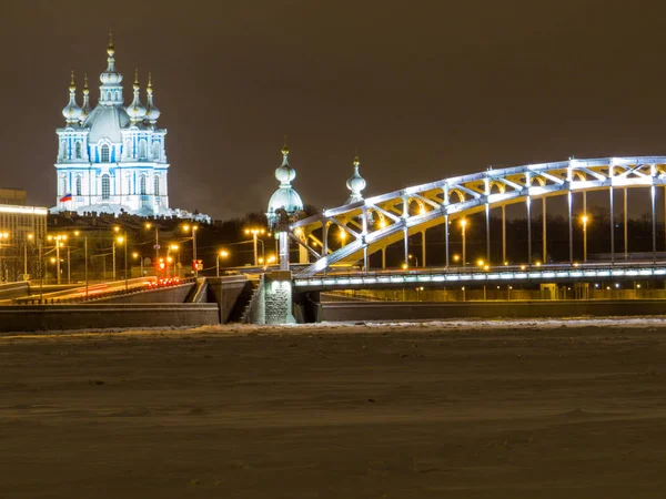 Smolny 대성당, 세인트 피터 스 버그, 러시아 — 스톡 사진