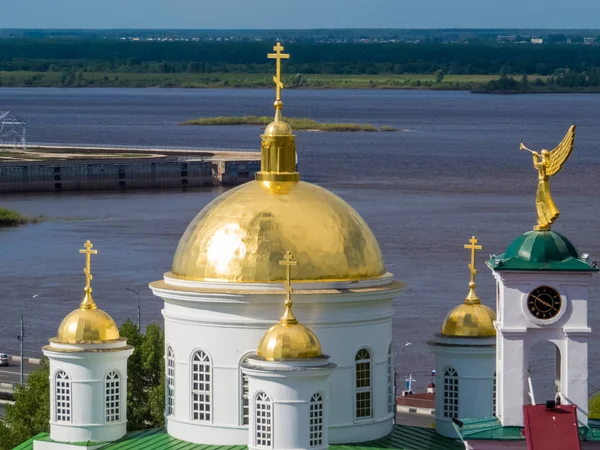 Pohled Klášter Zvěstování Nižnij Novgorod Rusko — Stock fotografie