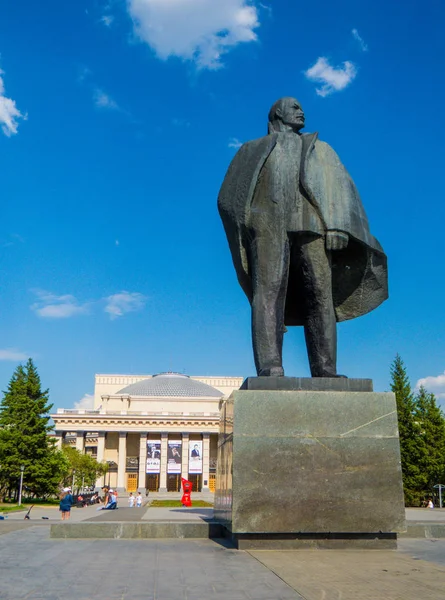 Plaza Lenin, Novosibirsk, Rusia — Foto de Stock