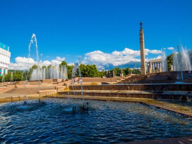 Cumhuriyet Meydanı, Almatı, Kazakistan 