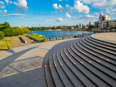 İshim Nehri, Nur-Sultan (Astana), Kazakistan 