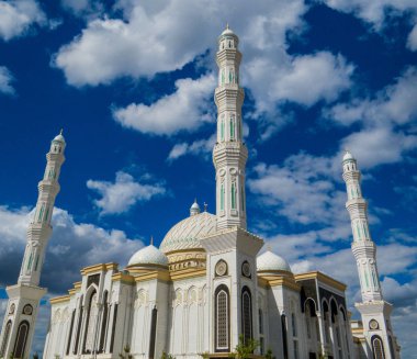 Hazrat Sultan Mosque in Nur-Sultan (Astana), Kazakhstan  clipart
