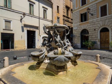 Fontana delle Tartarughe, Roma, İtalya 