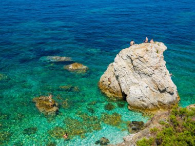 Sansone Beach, Elba Island, İtalya 
