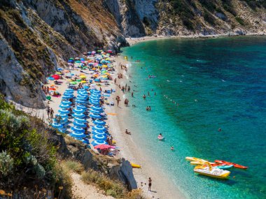 Sansone Beach, Elba Island, İtalya 